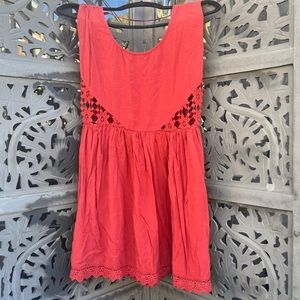 Forever 21 backless mini sun dress | size L